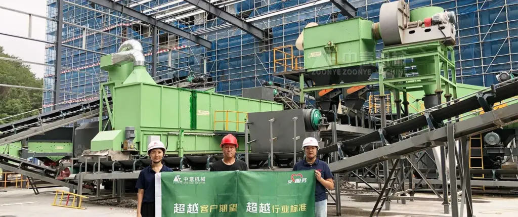 300 TH Construction & Decoration Waste Recycling Plant in Zhejiang