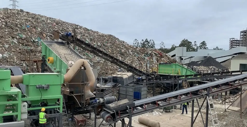 Aged Landfill Waste Separation Production Line