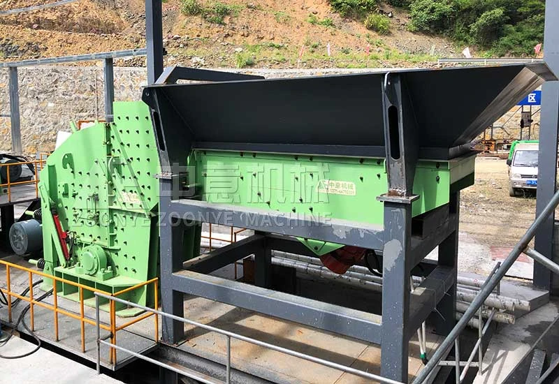 Impact Crusher + Vibrating Feeder