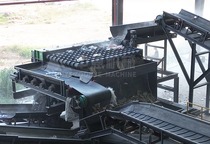 Spiral screen equipment