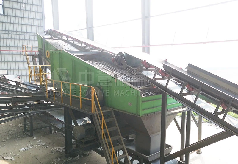 Vibrating screen equipment