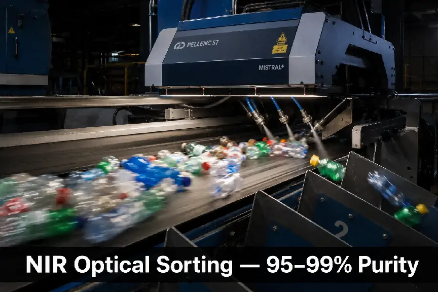 Apply NIR Optical Sorting for Polymer Identification