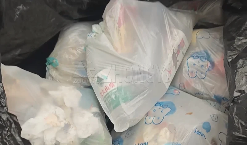 Double-Shaft Plastic Bag Opener Machine — Test Run
