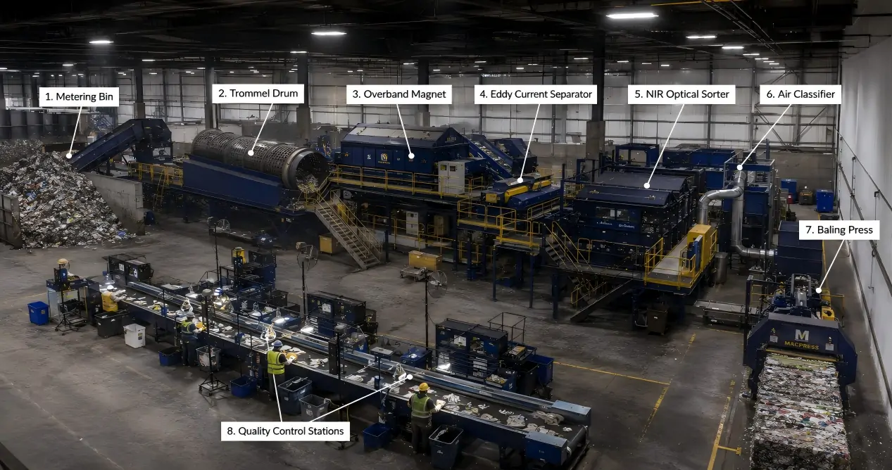 Equipments for Sorting Recyclables