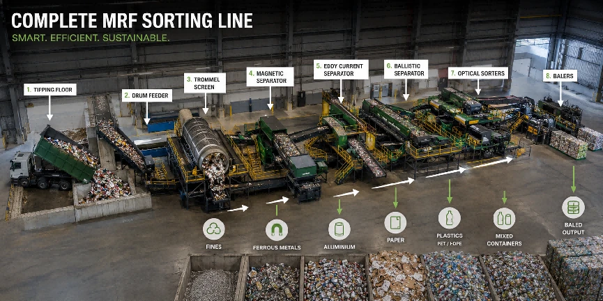 How Recycling Plants Handle Sorting at Scale