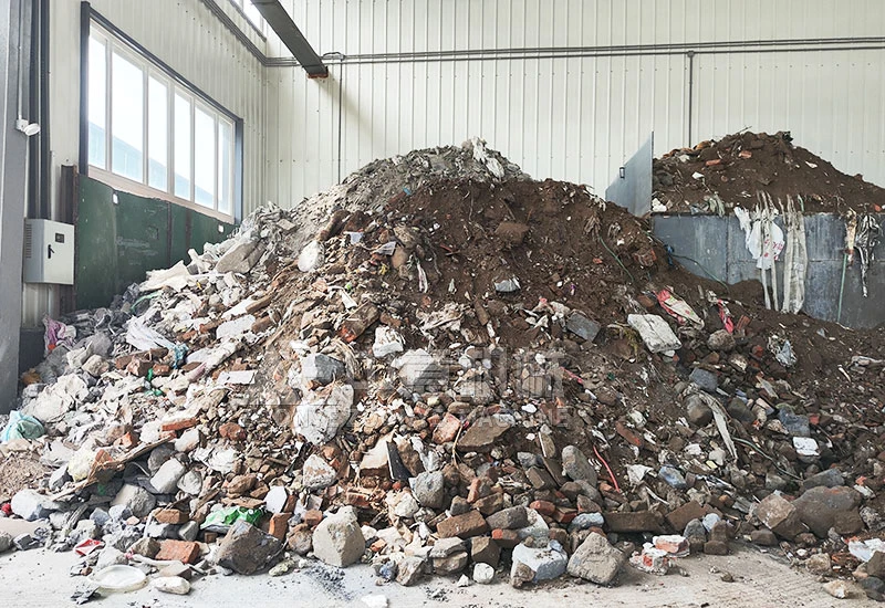 Raw C&D Waste for Processing