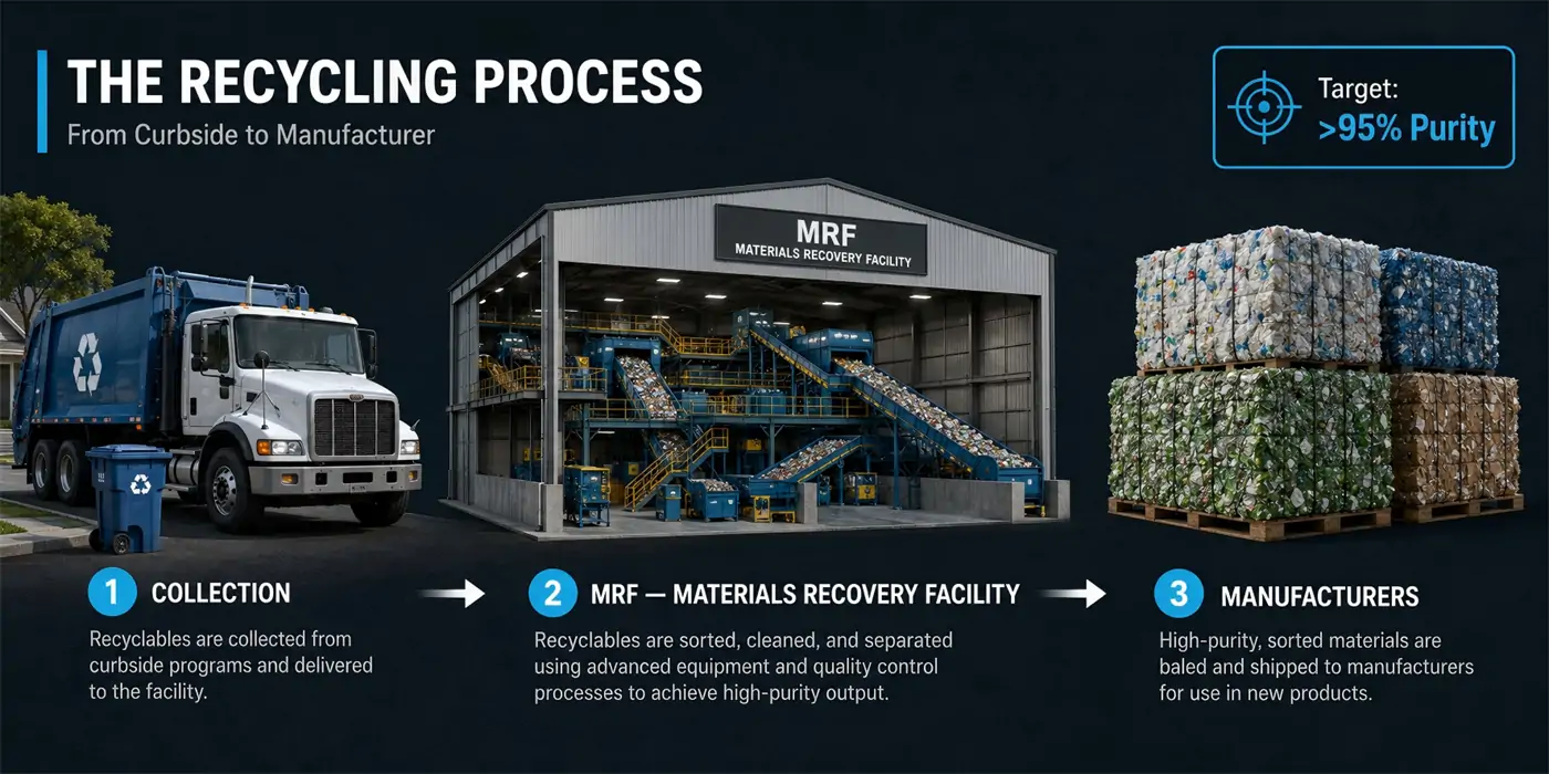 Step-by-Step Guide to How Recycling Plants Sort Materials