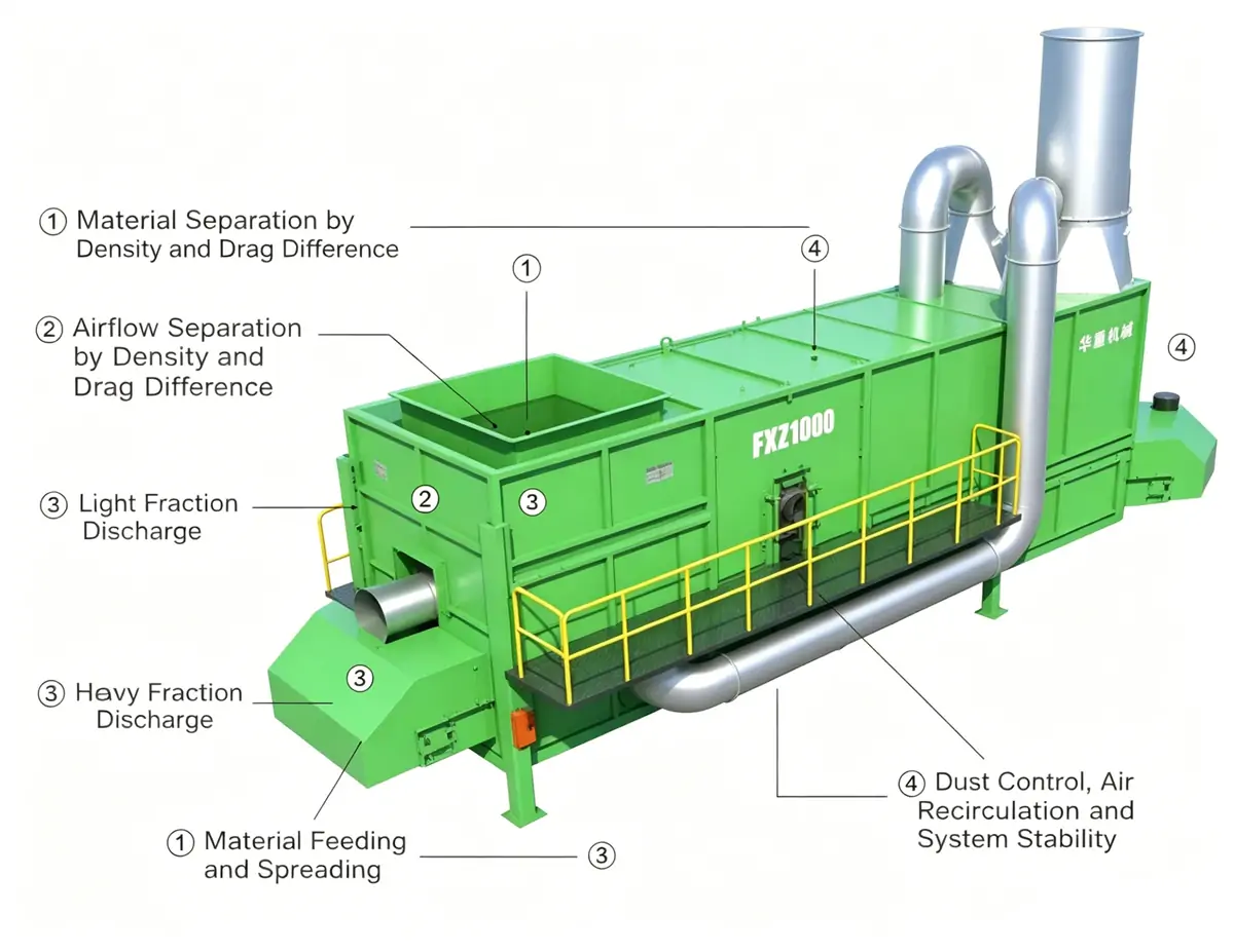 Comprehensive Windshifter Recycling​ Machine