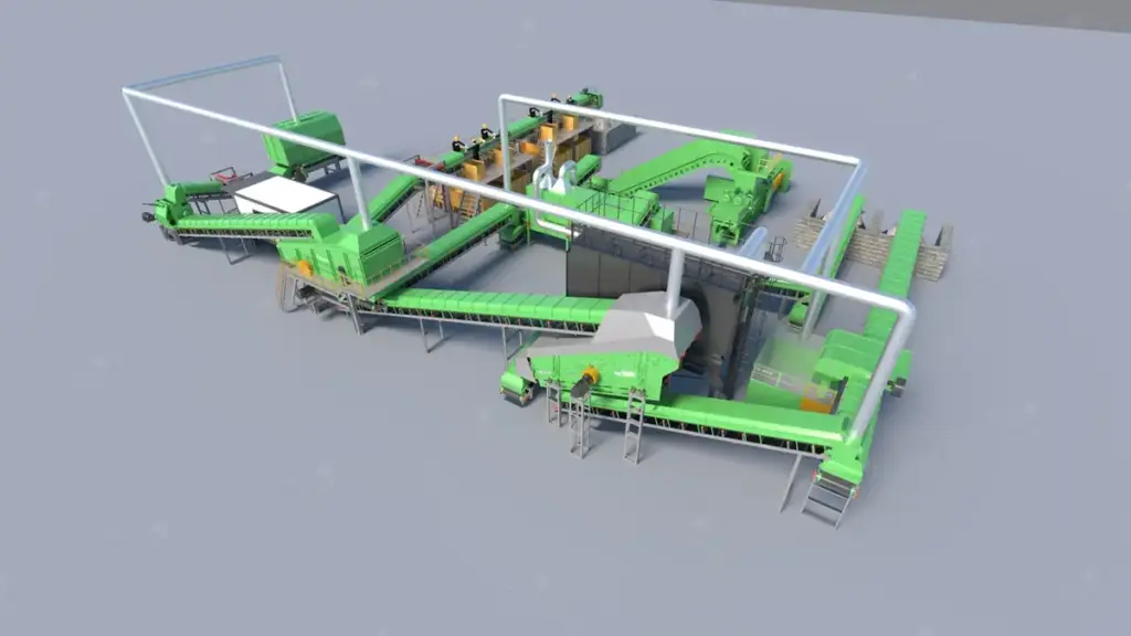 Construction & Demolition (C&D) Waste and Landfilled Aged Waste Processing Line