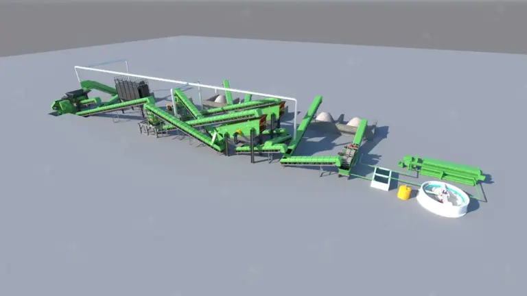 Construction Waste Processing Line