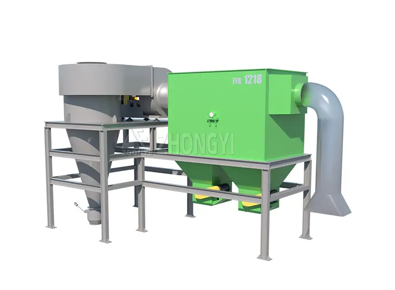FYF Series Horizontal Negative Pressure Wind Sifter Separator​
 for C&D Waste Recycling