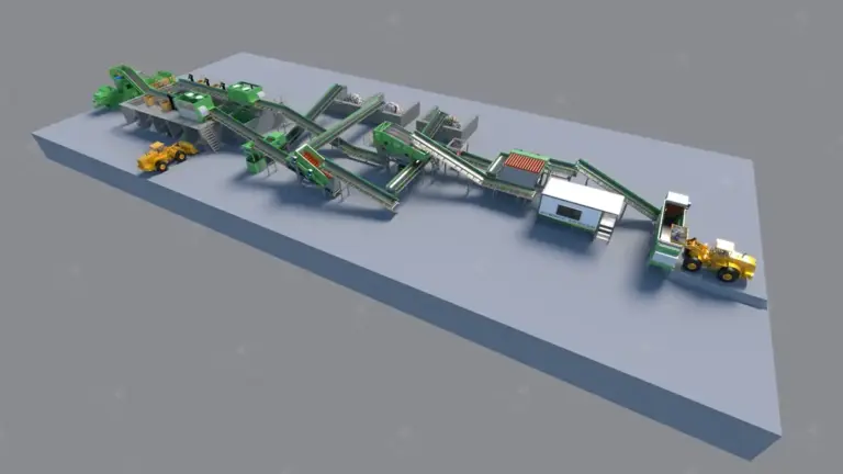 Municipal Solid Waste (MSW) Processing Line