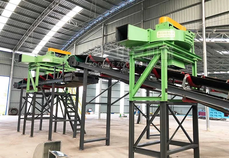 Two Vertical Negative Pressure Air Separators