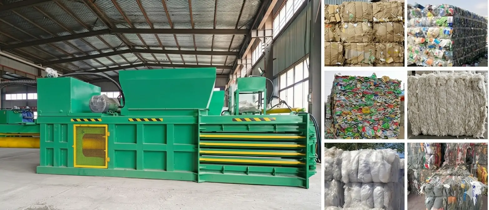 waste baler machine