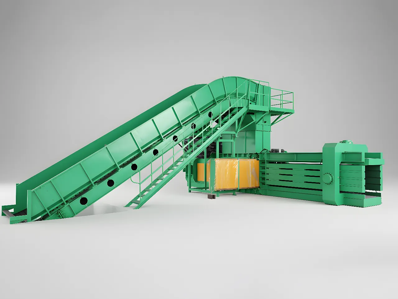 Automatic Waste Baler