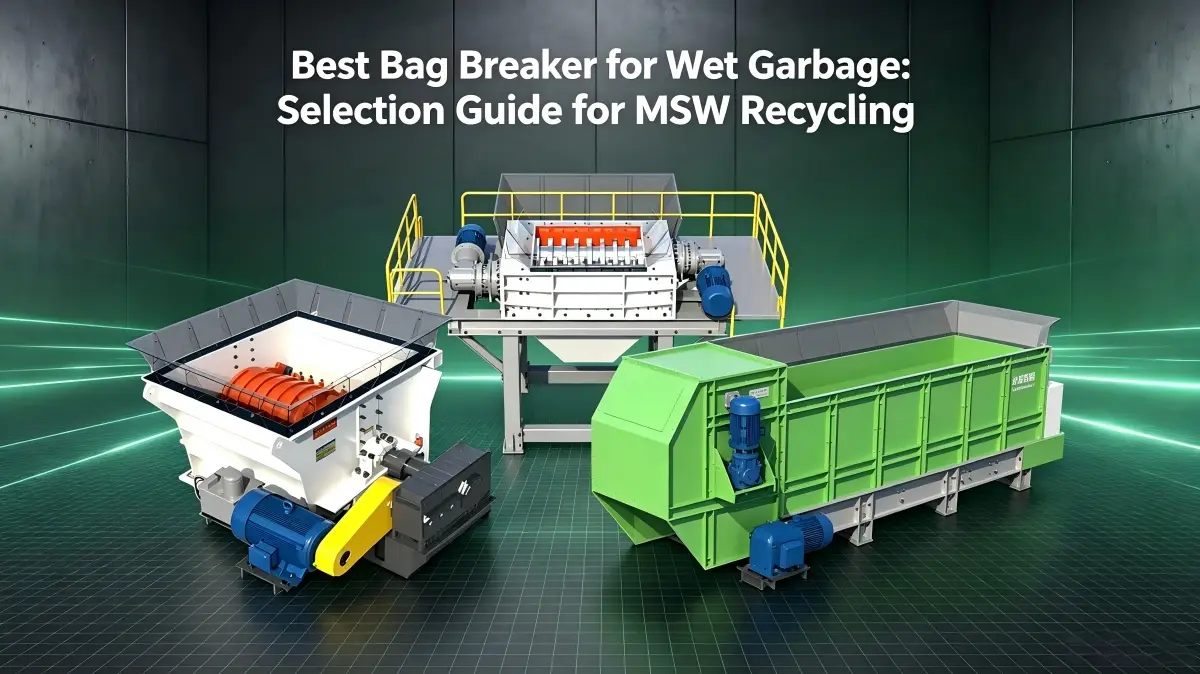 Best Bag Breaker for Wet Garbage Selection Guide for MSW Recycling