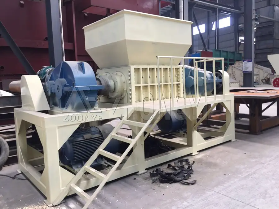 Double Shaft Waste Shredder