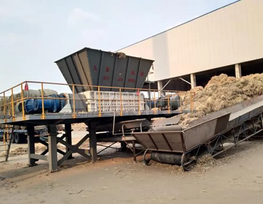 Double Shaft Waste Shredder