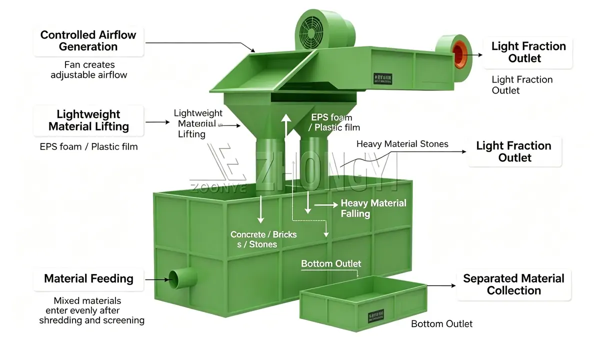 FMX Styrofoam Wind Sifter