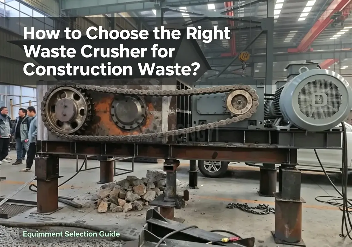 How to Choose the Right Waste Crusher for Construction Waste