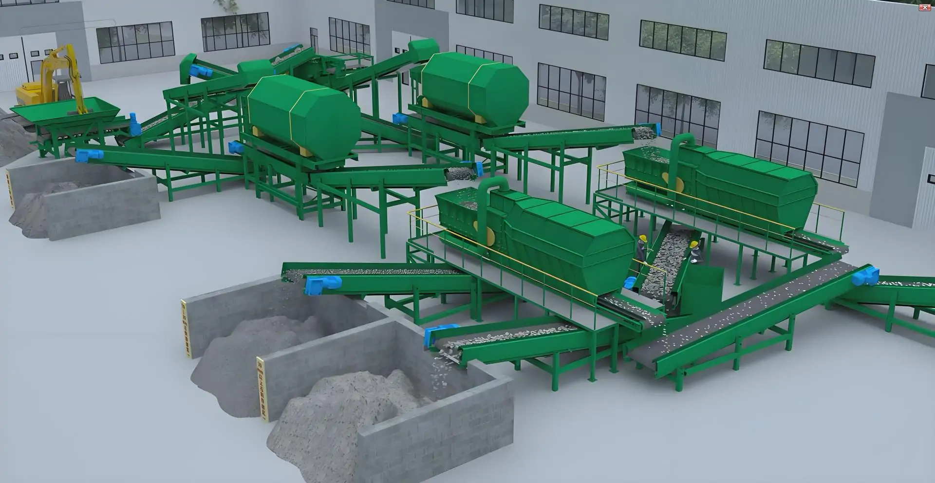 Waste Recycling Plant & Waste Sorting Equipment Manufacturer