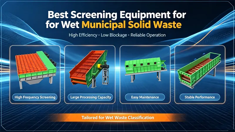 Best Screening Equipment for Wet Municipal Solid Waste