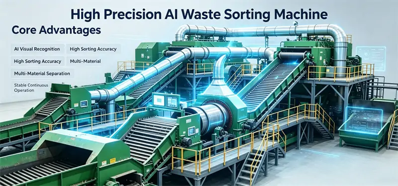 High Precision AI Waste Sorting Machine Core Advantages