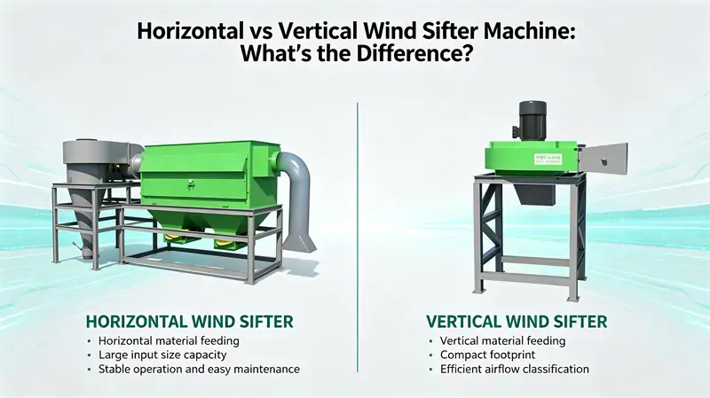 Horizontal vs Vertical Wind Sifter Machine What's the Difference