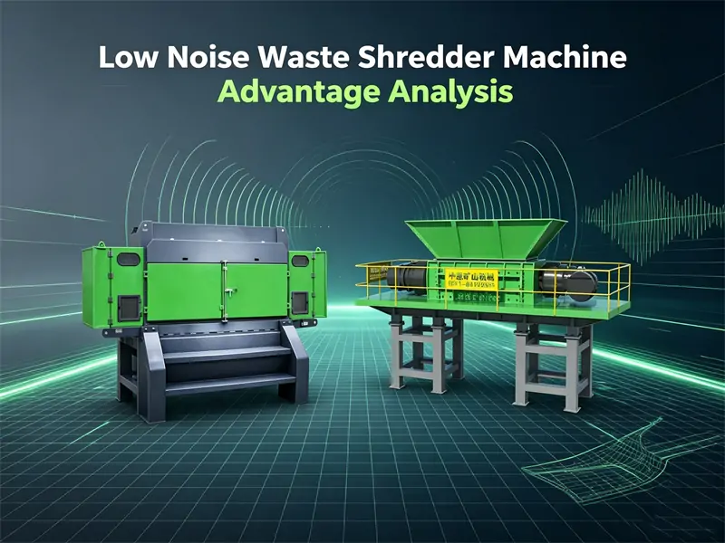Low Noise Waste Shredder Machine Advantage Analysis