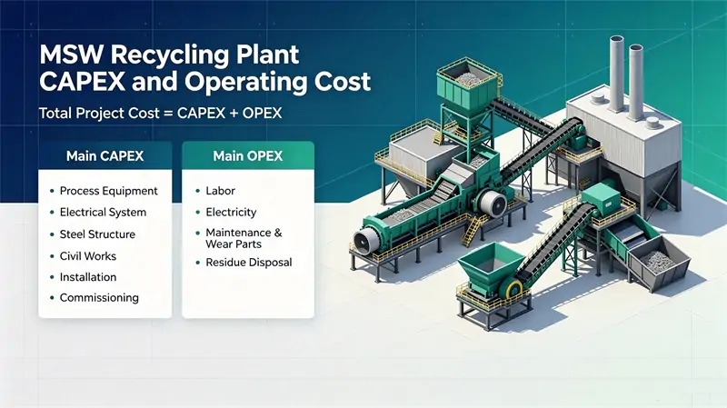 MSW Recycling Plant CAPEX and Operating Cost