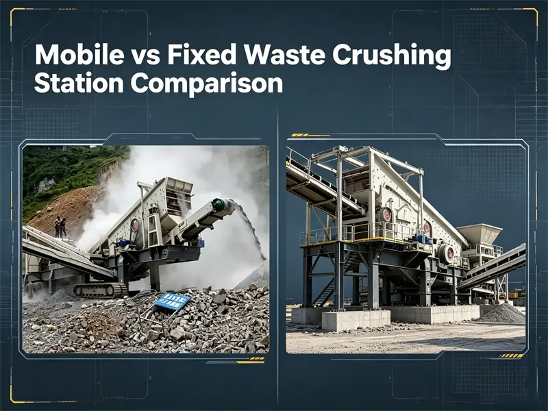 Mobile vs Fixed Waste Crushing Station Comparison