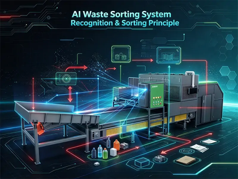 AI Abfallsortiersystem Erkennung & Sortierprinzip