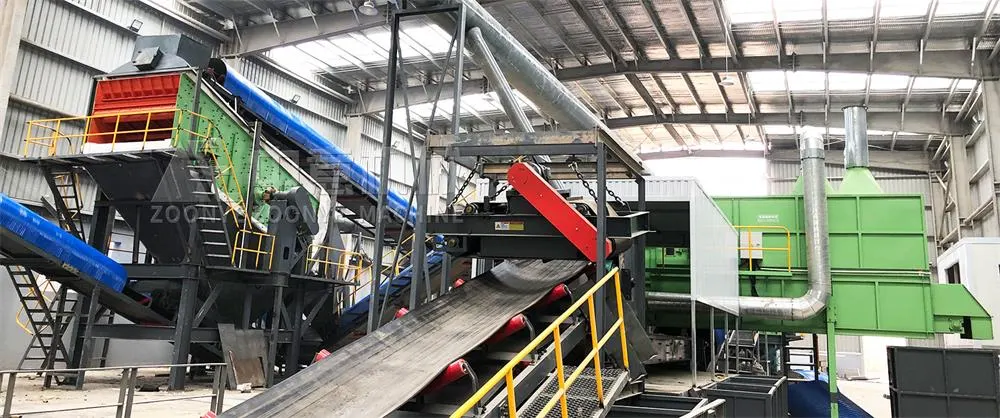 Ligne de production de recyclage des déchets de construction de Jinzhong, Shanxi